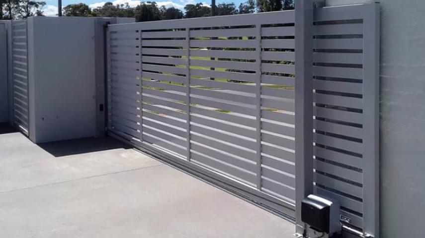 откатные ворота в Тбилисской