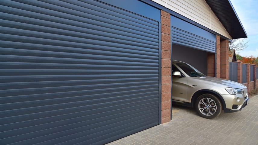 ворота из роллетного профиля в Тбилисской